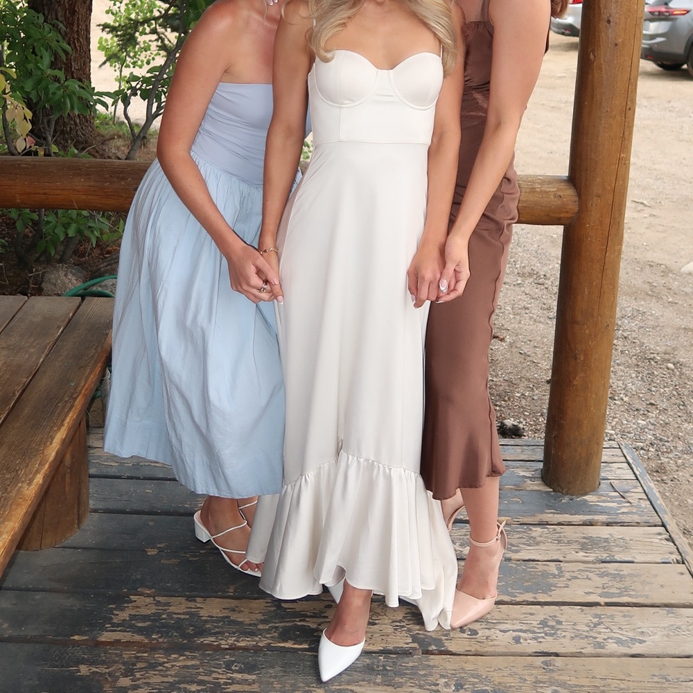 White Lovers + Friends Sisa Maxi Dress